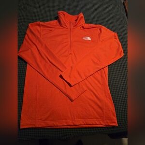 The North Face Orange Quarter-Zip Sweatshirt
